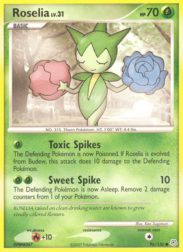 Roselia (96/130) [Diamond & Pearl: Base Set] Pokemon Single Pokémon  | Multizone: Comics And Games