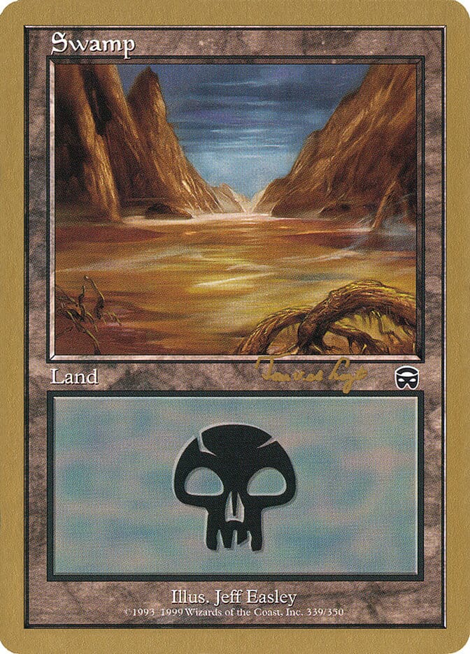 Swamp (tvdl339a) (Tom van de Logt) [World Championship Decks 2001] MTG Single Magic: The Gathering  | Multizone: Comics And Games