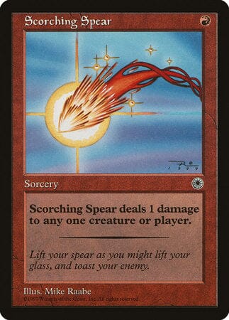 Scorching Spear [Portal] MTG Single Magic: The Gathering  | Multizone: Comics And Games