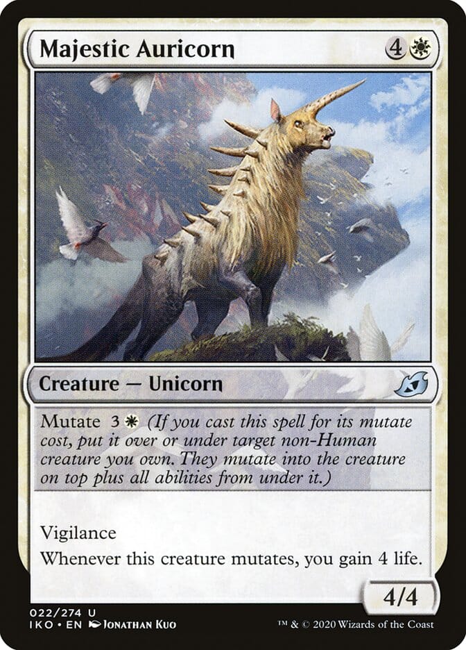 Majestic Auricorn [Ikoria: Lair of Behemoths] MTG Single Magic: The Gathering  | Multizone: Comics And Games