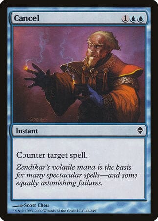 Cancel [Zendikar] MTG Single Magic: The Gathering  | Multizone: Comics And Games