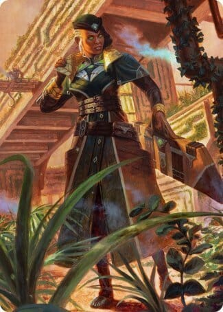 Vivien on the Hunt Art Card [Streets of New Capenna Art Series] MTG Single Magic: The Gathering  | Multizone: Comics And Games