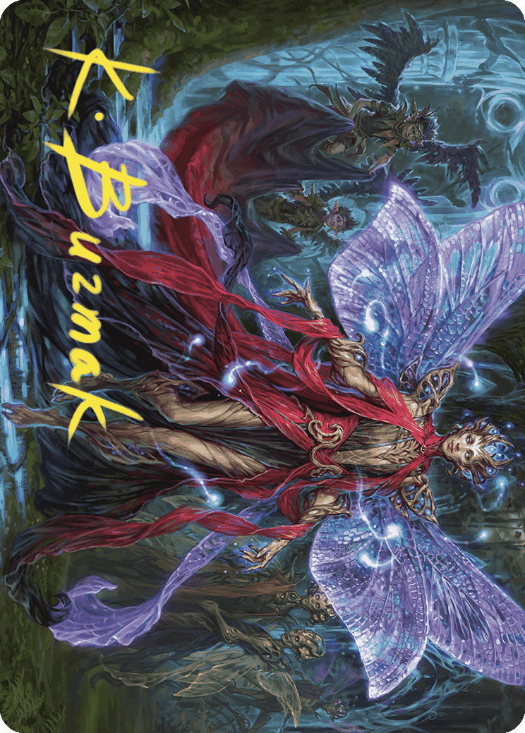 Tegwyll, Duke of Splendor Art Card (Gold-Stamped Signature) [Wilds of Eldraine Art Series] MTG Single Magic: The Gathering  | Multizone: Comics And Games
