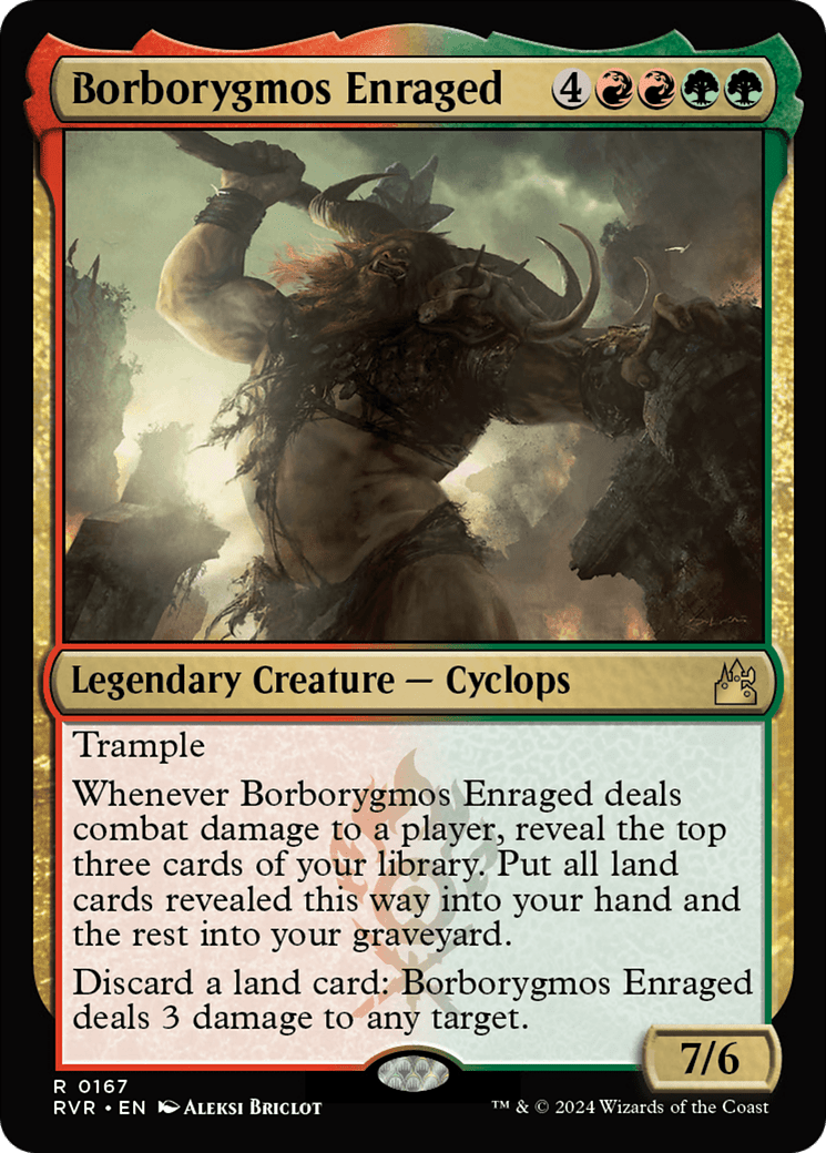 Borborygmos Enraged [Ravnica Remastered] MTG Single Magic: The Gathering  | Multizone: Comics And Games