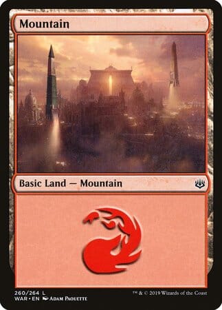 Mountain (260) [War of the Spark] MTG Single Magic: The Gathering  | Multizone: Comics And Games