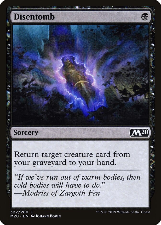 Disentomb [Core Set 2020] MTG Single Magic: The Gathering  | Multizone: Comics And Games