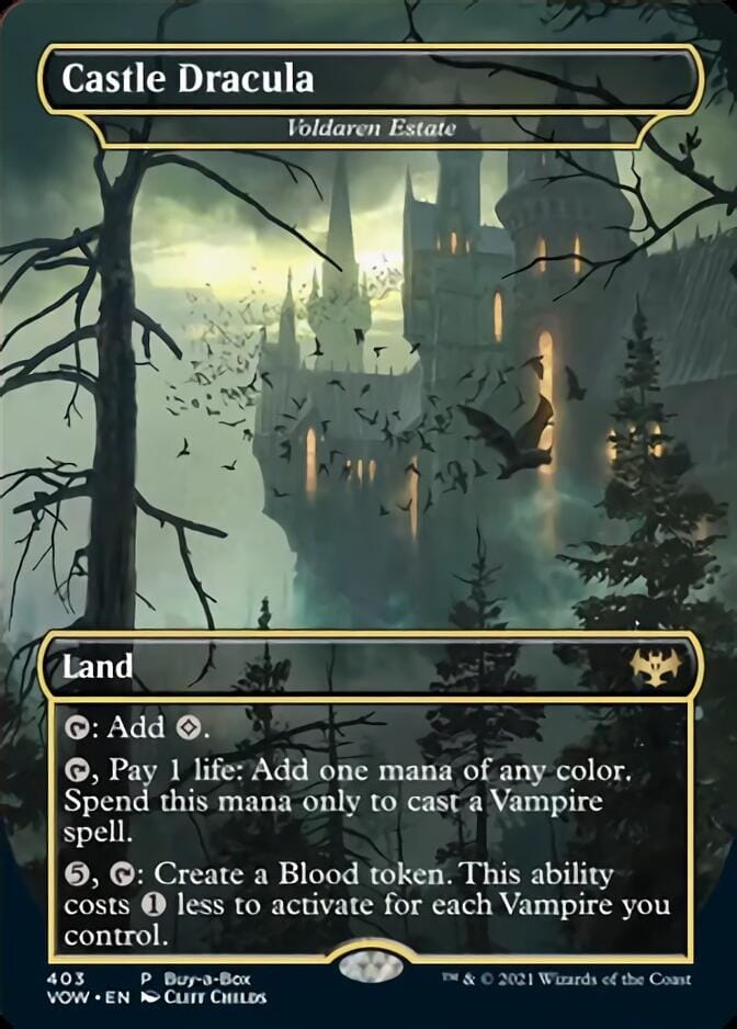 Voldaren Estate - Castle Dracula (Buy-A-Box) [Innistrad: Crimson Vow] MTG Single Magic: The Gathering  | Multizone: Comics And Games