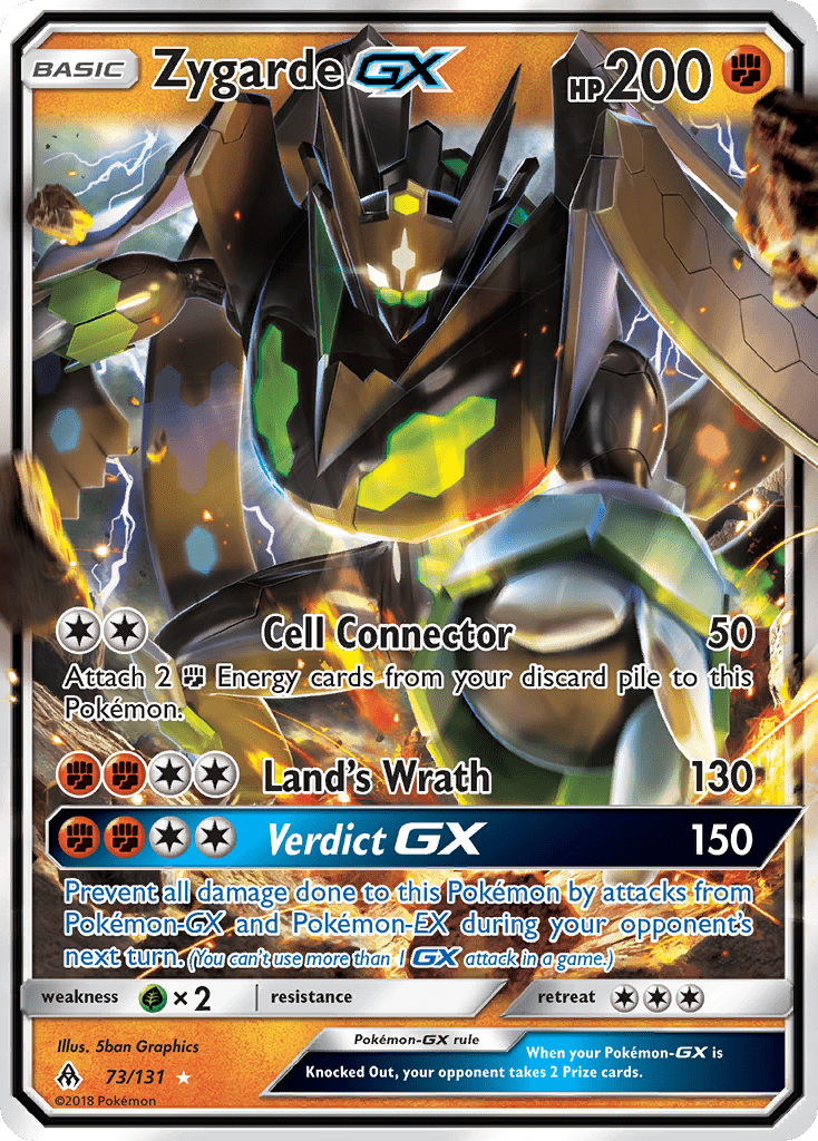 Zygarde GX (73/131) [Sun & Moon: Forbidden Light] Pokemon Single Pokémon  | Multizone: Comics And Games