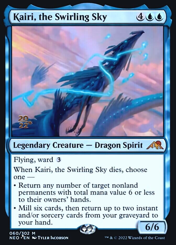 Kairi, the Swirling Sky [Kamigawa: Neon Dynasty Prerelease Promos] MTG Single Magic: The Gathering  | Multizone: Comics And Games