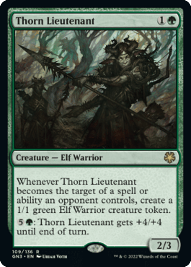 Thorn Lieutenant [Game Night: Free-for-All] MTG Single Magic: The Gathering  | Multizone: Comics And Games