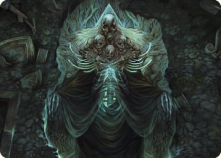 Myrkul, Lord of Bones Art Card (39) [Commander Legends: Battle for Baldur's Gate Art Series] MTG Single Magic: The Gathering  | Multizone: Comics And Games