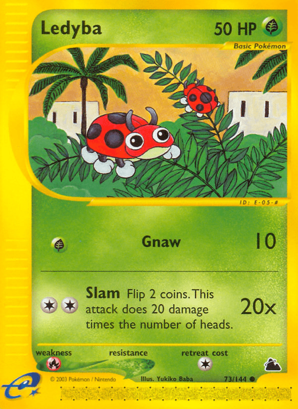 Ledyba (73/144) [Skyridge] Pokemon Single Pokémon  | Multizone: Comics And Games