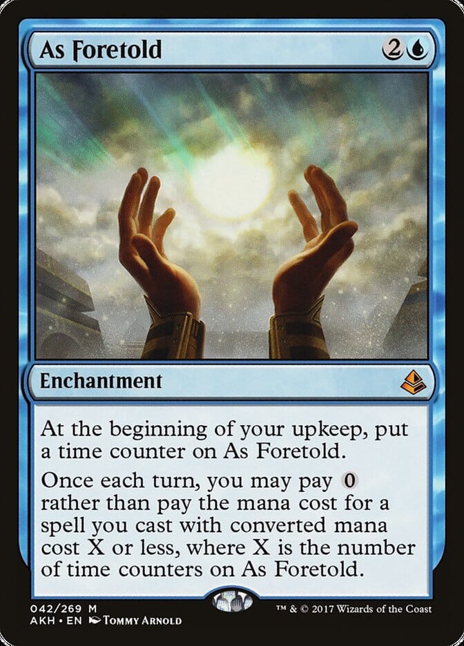 As Foretold [Amonkhet] MTG Single Magic: The Gathering  | Multizone: Comics And Games