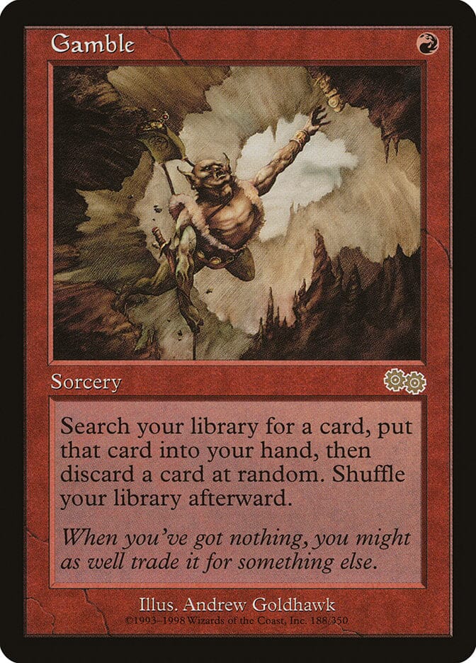 Gamble [Urza's Saga] MTG Single Magic: The Gathering  | Multizone: Comics And Games