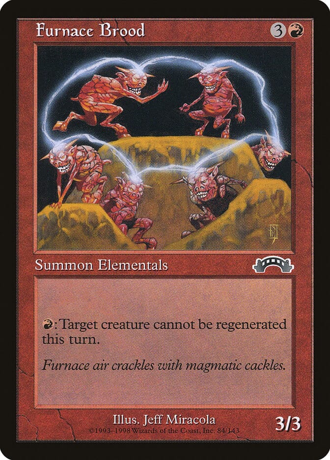 Furnace Brood [Exodus] MTG Single Magic: The Gathering  | Multizone: Comics And Games