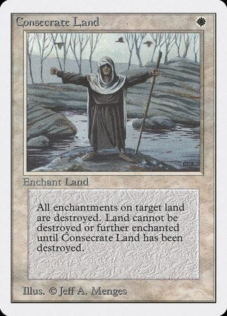Consecrate Land [Unlimited Edition] MTG Single Magic: The Gathering  | Multizone: Comics And Games