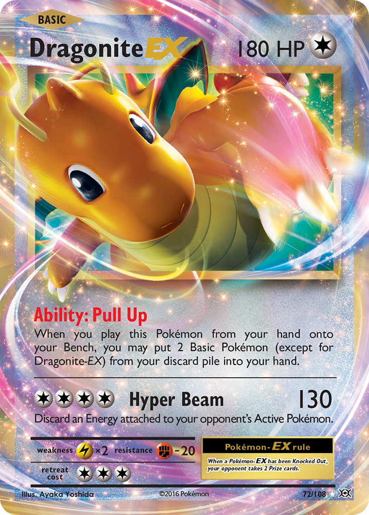 Dragonite EX (72/108) [XY: Evolutions] Pokemon Single Pokémon  | Multizone: Comics And Games