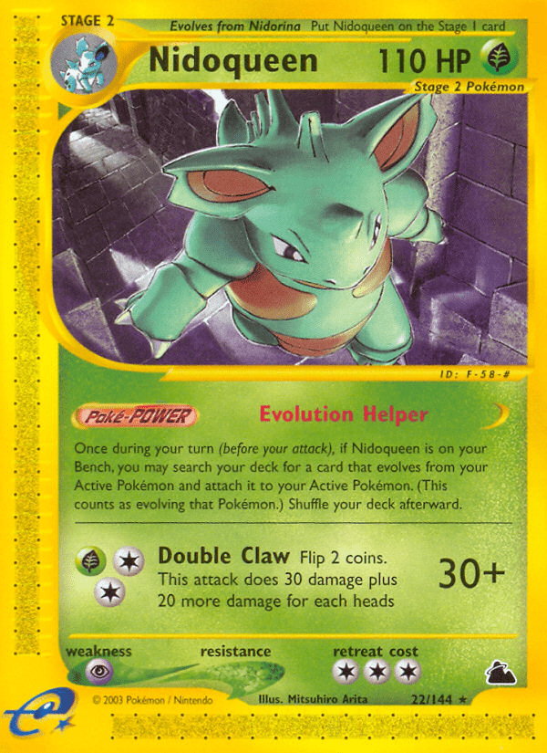 Nidoqueen (22/144) [Skyridge] Pokemon Single Pokémon  | Multizone: Comics And Games