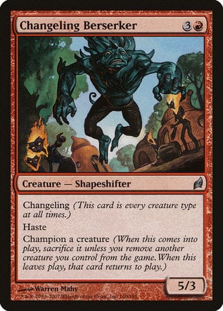Changeling Berserker [Lorwyn] MTG Single Magic: The Gathering  | Multizone: Comics And Games