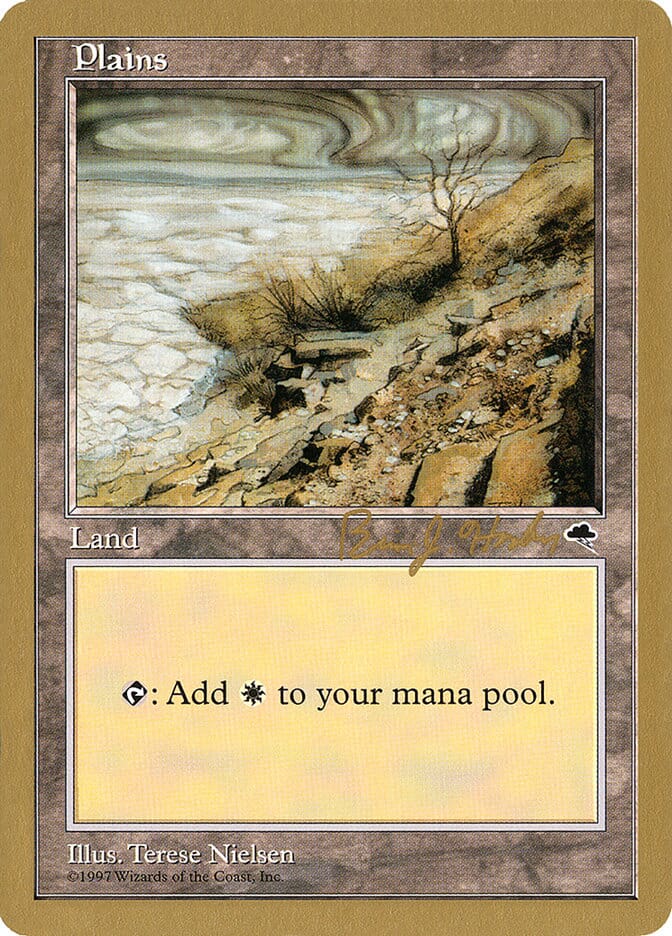 Plains (bh332) (Brian Hacker) [World Championship Decks 1998] MTG Single Magic: The Gathering  | Multizone: Comics And Games