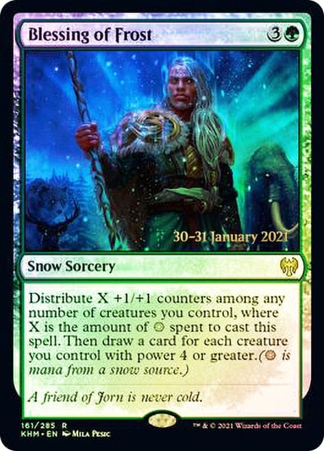 Blessing of Frost [Kaldheim Prerelease Promos] MTG Single Magic: The Gathering  | Multizone: Comics And Games