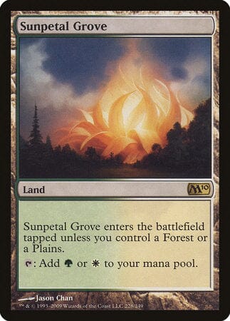 Sunpetal Grove [Magic 2010] MTG Single Magic: The Gathering  | Multizone: Comics And Games