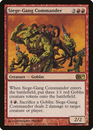 Siege-Gang Commander [Magic 2010] MTG Single Magic: The Gathering  | Multizone: Comics And Games