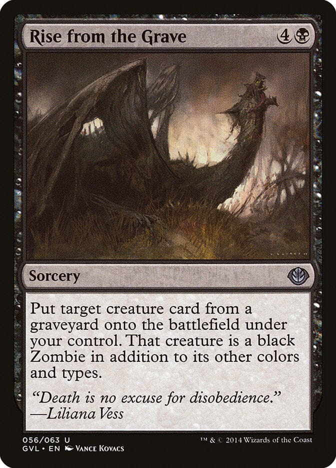 Rise from the Grave (Garruk vs. Liliana) [Duel Decks Anthology] MTG Single Magic: The Gathering  | Multizone: Comics And Games