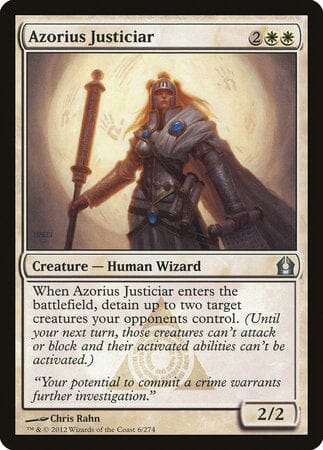 Azorius Justiciar [Return to Ravnica] MTG Single Magic: The Gathering  | Multizone: Comics And Games