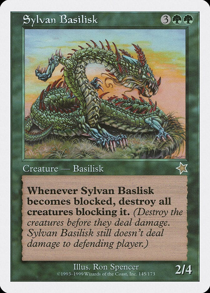Sylvan Basilisk [Starter 1999] MTG Single Magic: The Gathering  | Multizone: Comics And Games