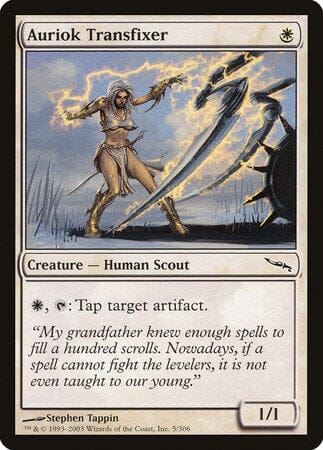 Auriok Transfixer [Mirrodin] MTG Single Magic: The Gathering  | Multizone: Comics And Games