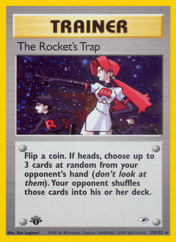 The Rocket's Trap (19/132) [Gym Heroes 1st Edition] Pokemon Single Pokémon  | Multizone: Comics And Games