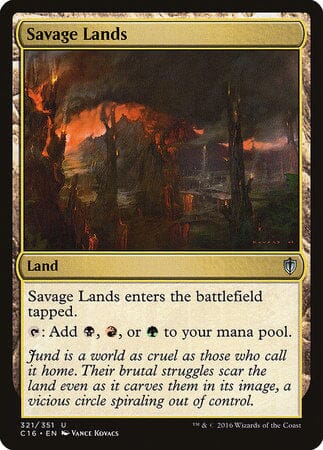 Savage Lands [Commander 2016] MTG Single Magic: The Gathering  | Multizone: Comics And Games