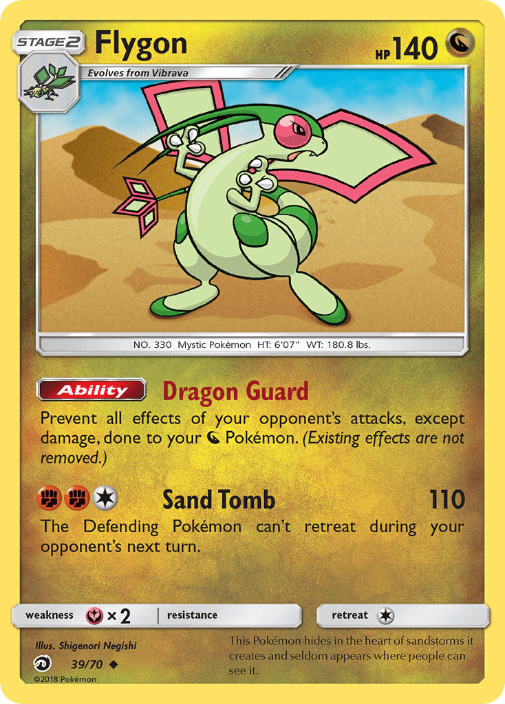 Flygon (39/70) [Sun & Moon: Dragon Majesty] Pokemon Single Pokémon  | Multizone: Comics And Games