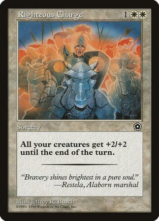 Righteous Charge [Portal Second Age] MTG Single Magic: The Gathering  | Multizone: Comics And Games
