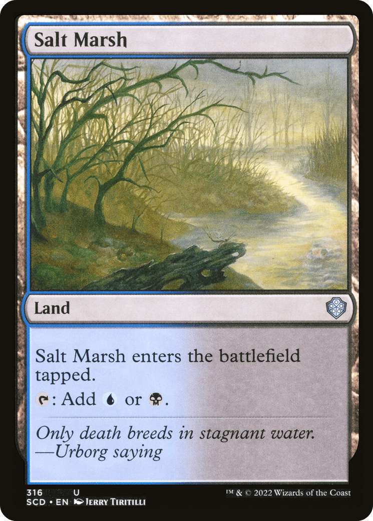 Salt Marsh [Starter Commander Decks] MTG Single Magic: The Gathering  | Multizone: Comics And Games