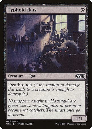 Typhoid Rats [Magic 2015] MTG Single Magic: The Gathering  | Multizone: Comics And Games