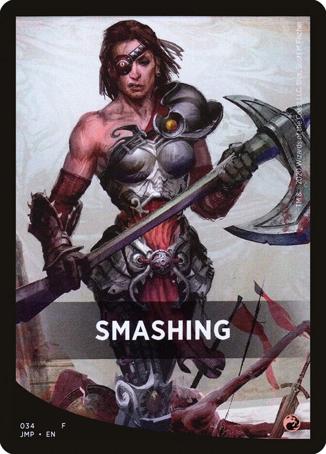 Smashing Theme Card [Jumpstart Front Cards] MTG Single Magic: The Gathering  | Multizone: Comics And Games