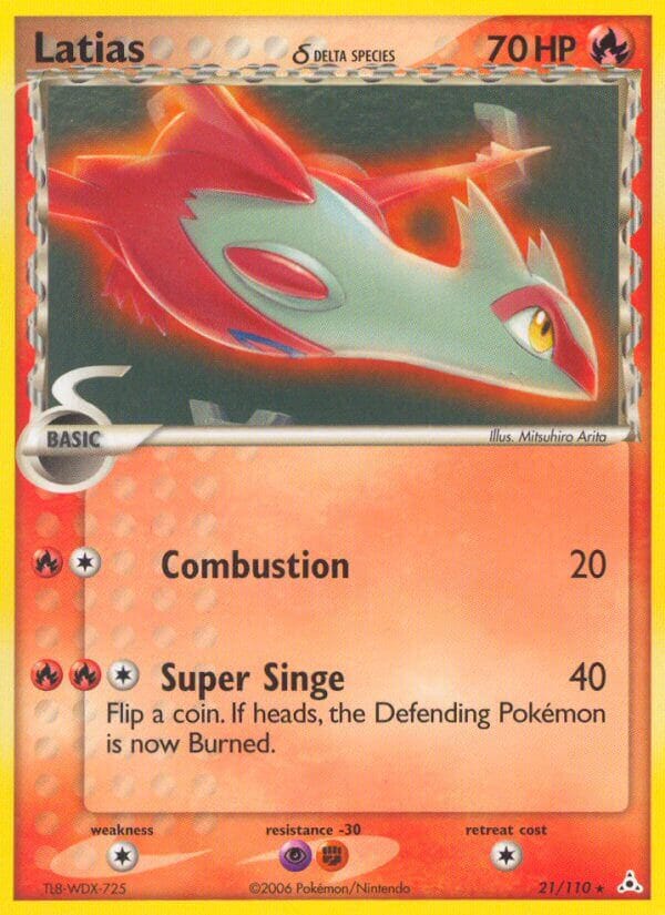 Latias (21/110) (Theme Deck Exclusive) [EX: Holon Phantoms] Pokemon Single Pokémon  | Multizone: Comics And Games