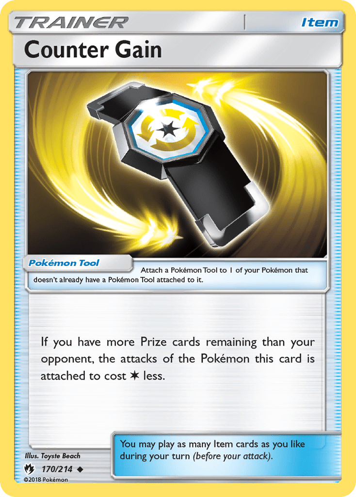 Counter Gain (170/214) [Sun & Moon: Lost Thunder] Pokemon Single Pokémon  | Multizone: Comics And Games
