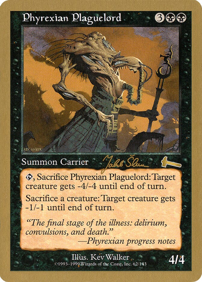 Phyrexian Plaguelord (Jakub Slemr) [World Championship Decks 1999] MTG Single Magic: The Gathering  | Multizone: Comics And Games