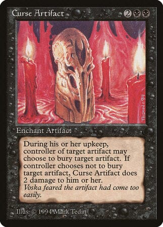 Curse Artifact [The Dark] MTG Single Magic: The Gathering  | Multizone: Comics And Games