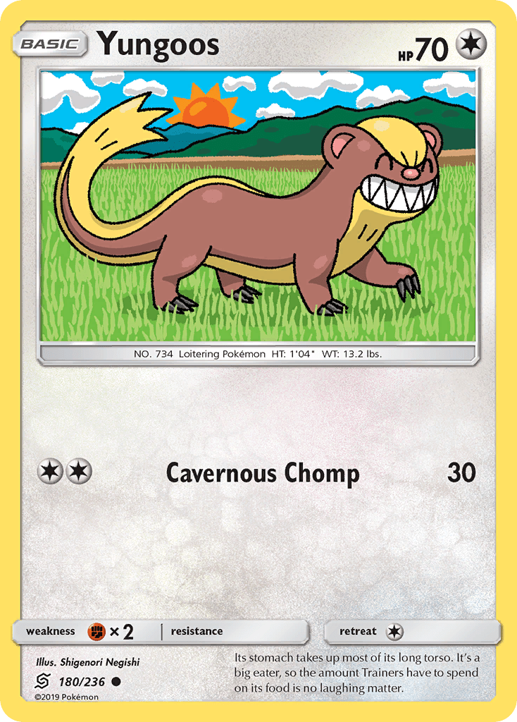 Yungoos (180/236) [Sun & Moon: Unified Minds] Pokemon Single Pokémon  | Multizone: Comics And Games
