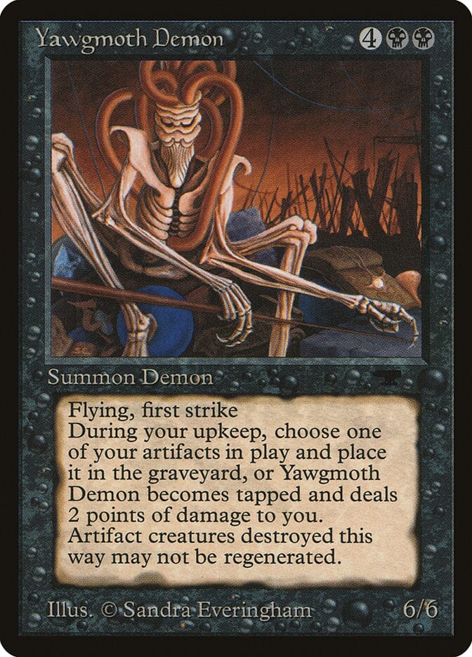 Yawgmoth Demon [Antiquities] MTG Single Magic: The Gathering  | Multizone: Comics And Games