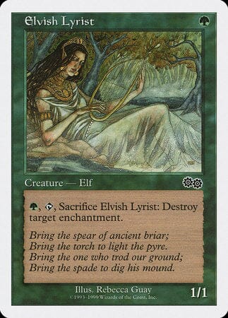 Elvish Lyrist [Battle Royale Box Set] MTG Single Magic: The Gathering  | Multizone: Comics And Games