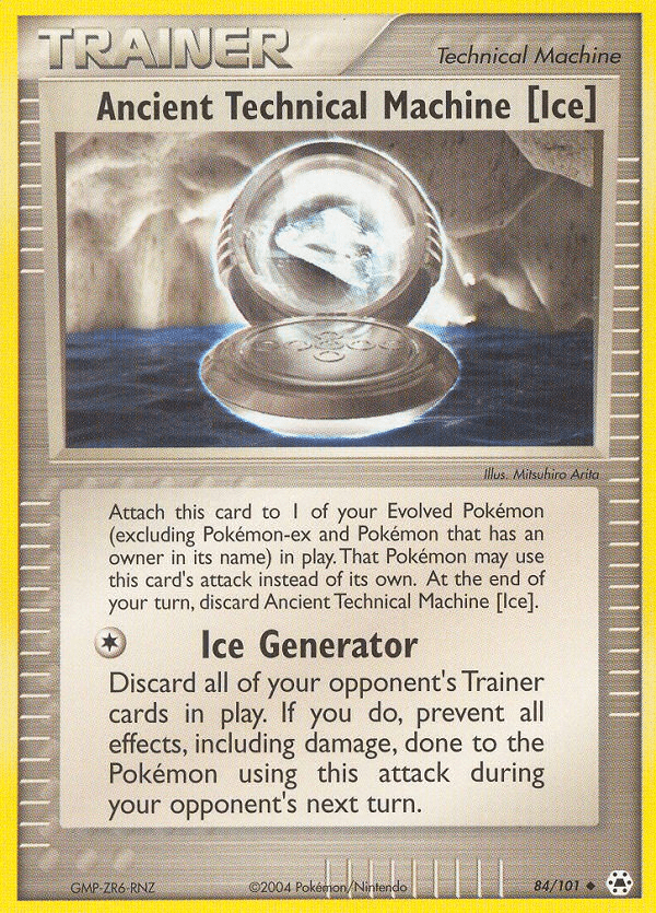 Ancient Technical Machine [Ice] (84/101) [EX: Hidden Legends] Pokemon Single Pokémon  | Multizone: Comics And Games