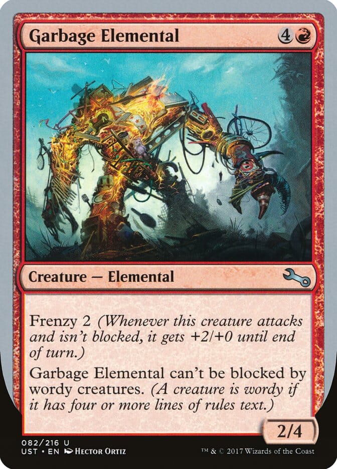 Garbage Elemental (2/4 Creature) [Unstable] MTG Single Magic: The Gathering  | Multizone: Comics And Games