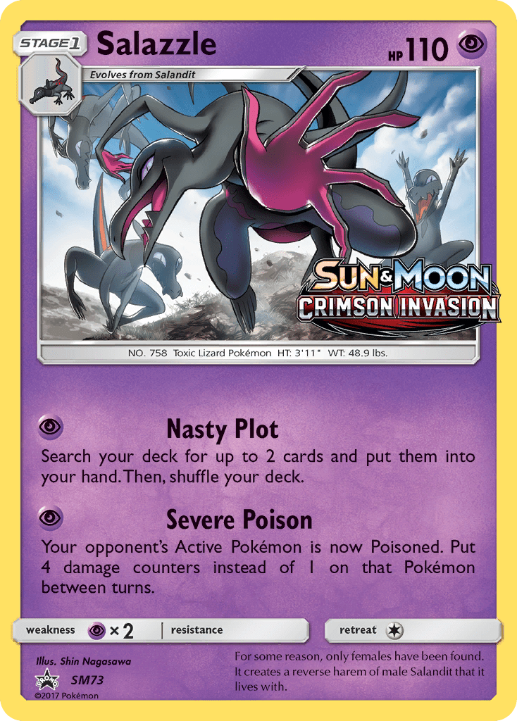 Salazzle (SM73) [Sun & Moon: Black Star Promos] Pokemon Single Pokémon  | Multizone: Comics And Games