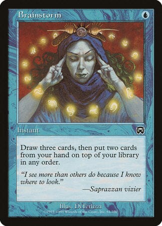 Brainstorm [Mercadian Masques] MTG Single Magic: The Gathering  | Multizone: Comics And Games