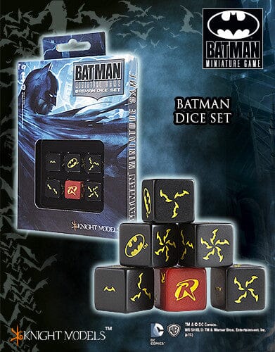 BATMAN DICE SET Batman Miniature Game Knight Models  | Multizone: Comics And Games